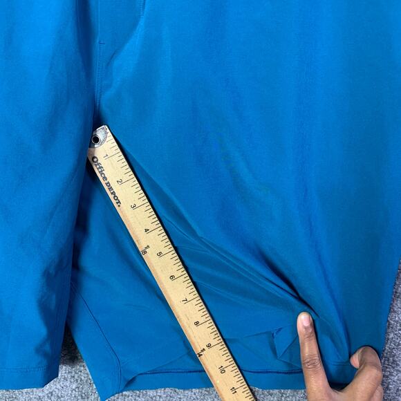 Lululemon Blue Shorts Lined Mens Sz XL Pull On Drawstring - Picture 6 of 9